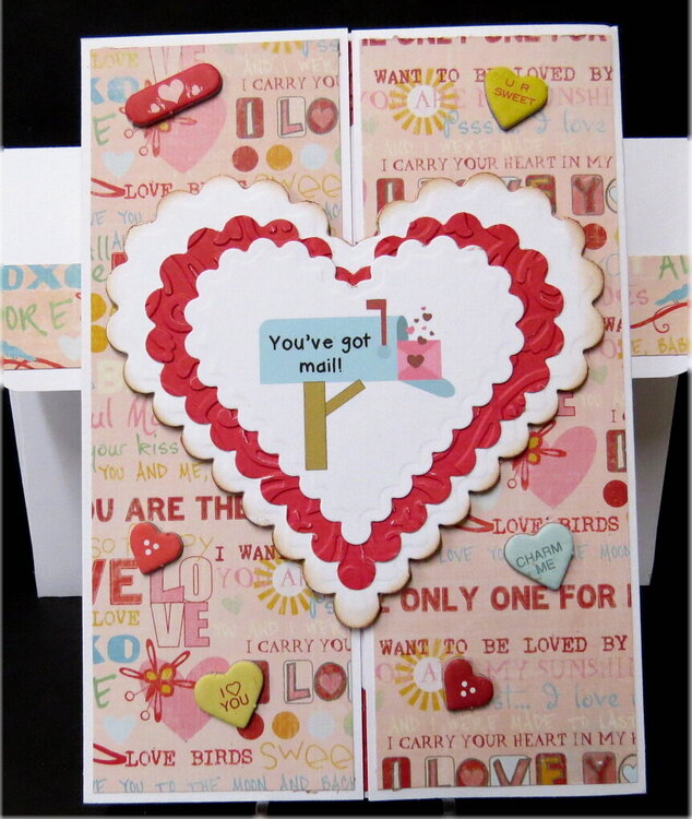 You&#039;ve Got Mail Gate Fold Valentine