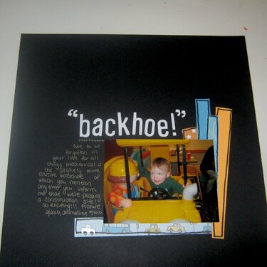 &quot;Backhoe!&quot;