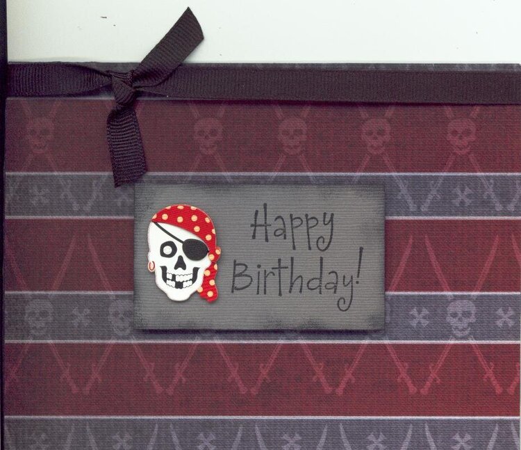 &quot;PIrate&quot; Birthday Card