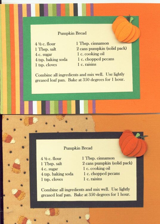 Recipe Cards