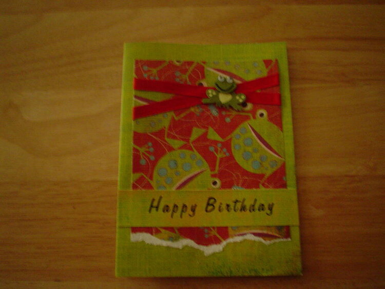 Birthday Card for a friend