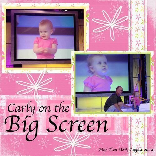 Carly on the big Screen