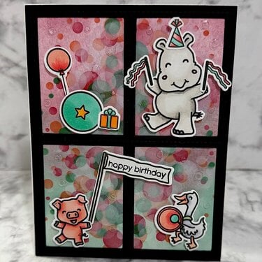 Happy Birthday Window