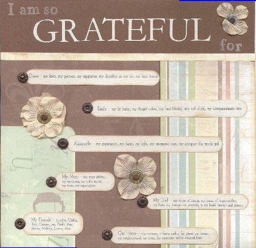 I Am So Grateful For