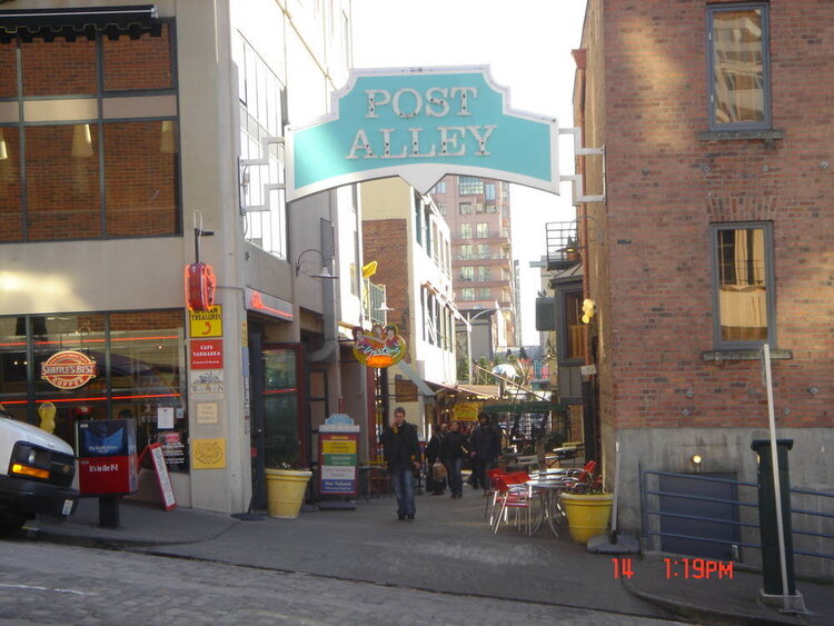 Seattle, Washington - Post Alley