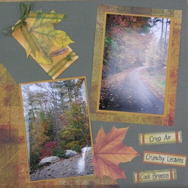 Autumn Leaves (left page)