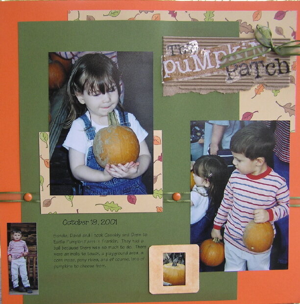 Picking Out The Perfect Pumpkin (left page)