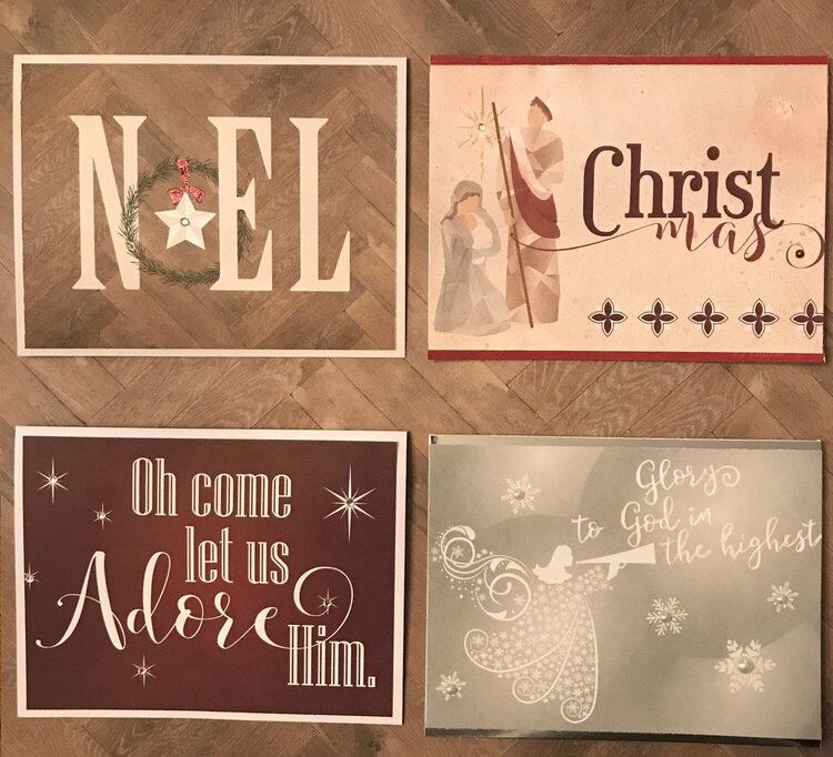 Christmas cards 3-6