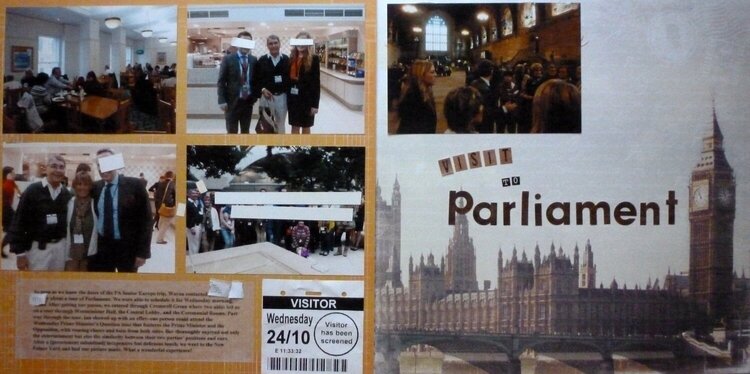 Visit to Parliament