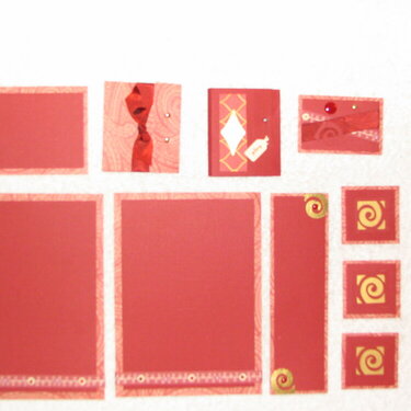 Page kit elements with a challenge Red group