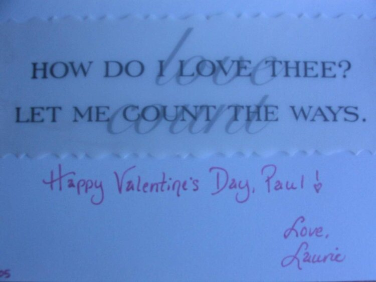 BF Valentine&#039;s Day Card Inside