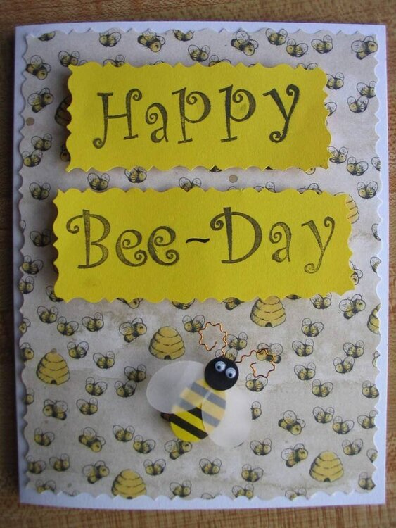 Bee Day Card
