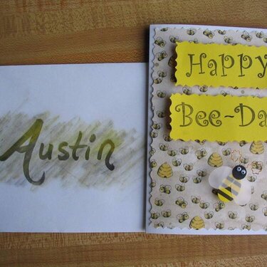 Bee Day Card &amp;amp; Envelope