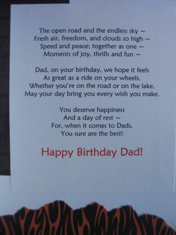 Dad Birthday Card