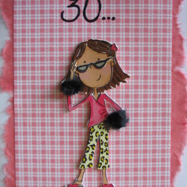 Friend 30th Birthday Card