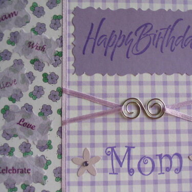 Mom Birthday Card