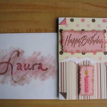 Best Friend Birthday Card &amp;amp; Envelope