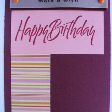 Friend Birthday Card - inside