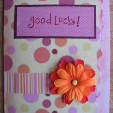 Friend Good Luck Card