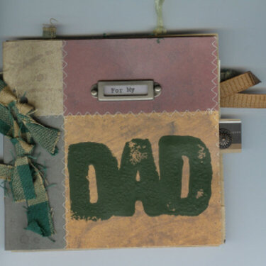 Paper Bag Book for Dad