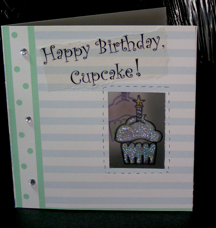 Happy Birthday, cupcake Card