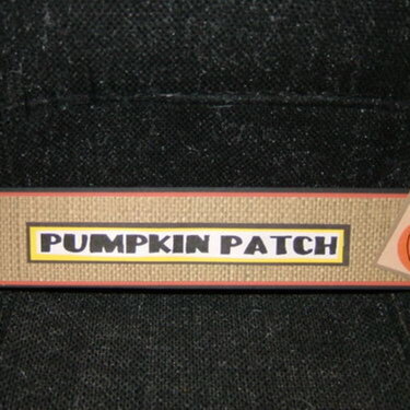 Pumpkin Patch Title