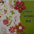 Happy Birthday Mom Card