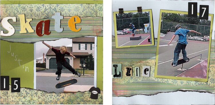 Skate Life two page layout