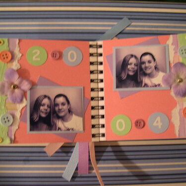 Sisters mini book pages 1-2