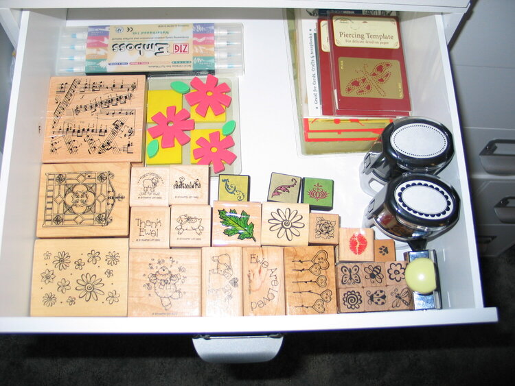 Wood Stamp Organization