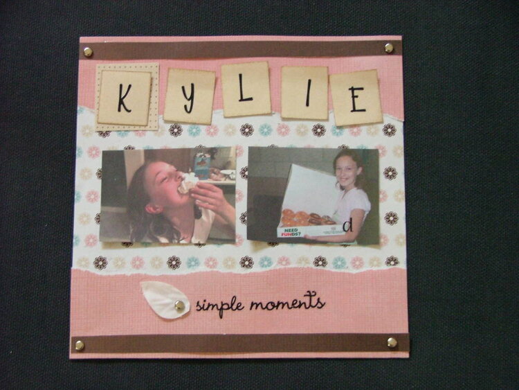 Kylie 6x6 page