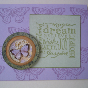 SU Natural Beauty - Butterfly Note Card