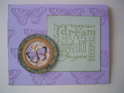 SU Natural Beauty - Butterfly Note Card