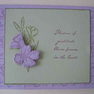 SU Natural Beauty - Purple Grp for Blank Greeting Card Swap