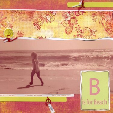 b is for beach