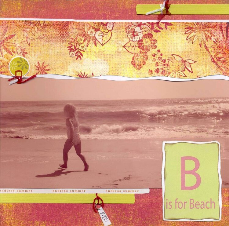 b is for beach