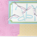 Baby Card - Polka Dots & Paisley