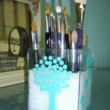 Sephora inspired makeup brush holder