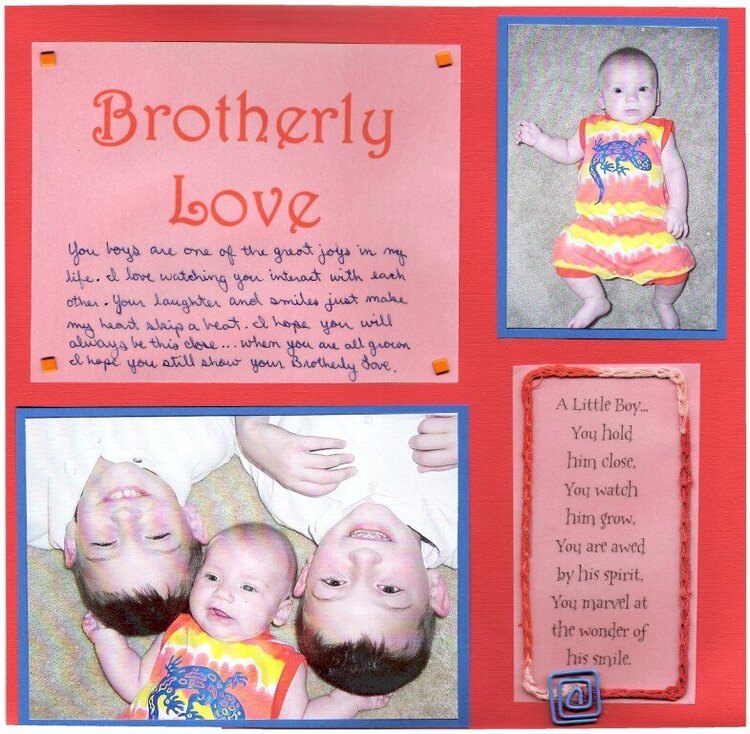 Brotherly love
