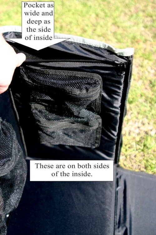 Inside side  pockets
