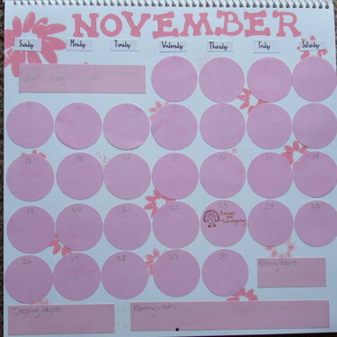 Baby&#039;s 1st year Calendar