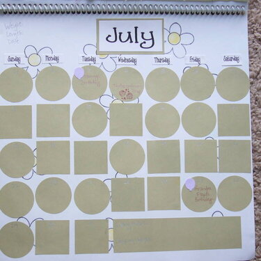 Baby&#039;s 1st year Calendar