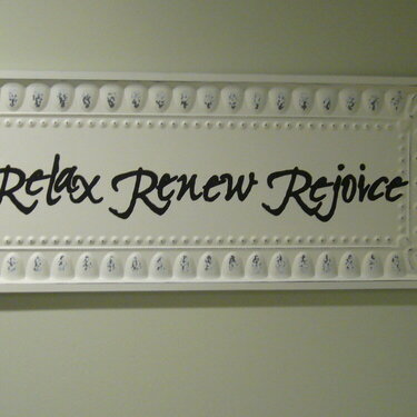 Relax, Renew, Rejoice