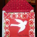 Flying Bird Birthday Card