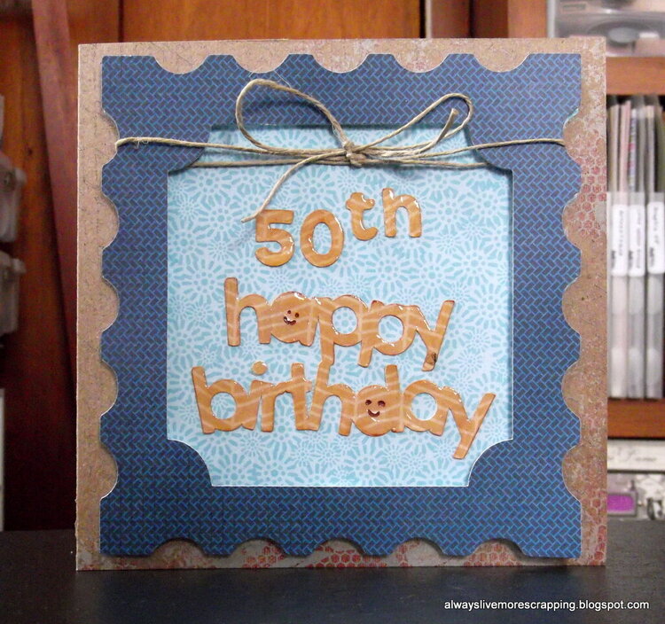 Postage Stamp Birthday Card