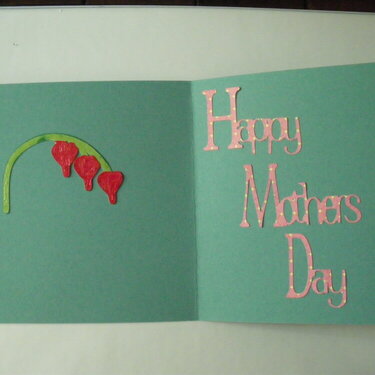 Inside Mother&#039;s Day Card
