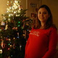 Christmas Eve Belly Shot at 28 Weeks