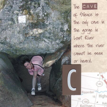 C for Cave.