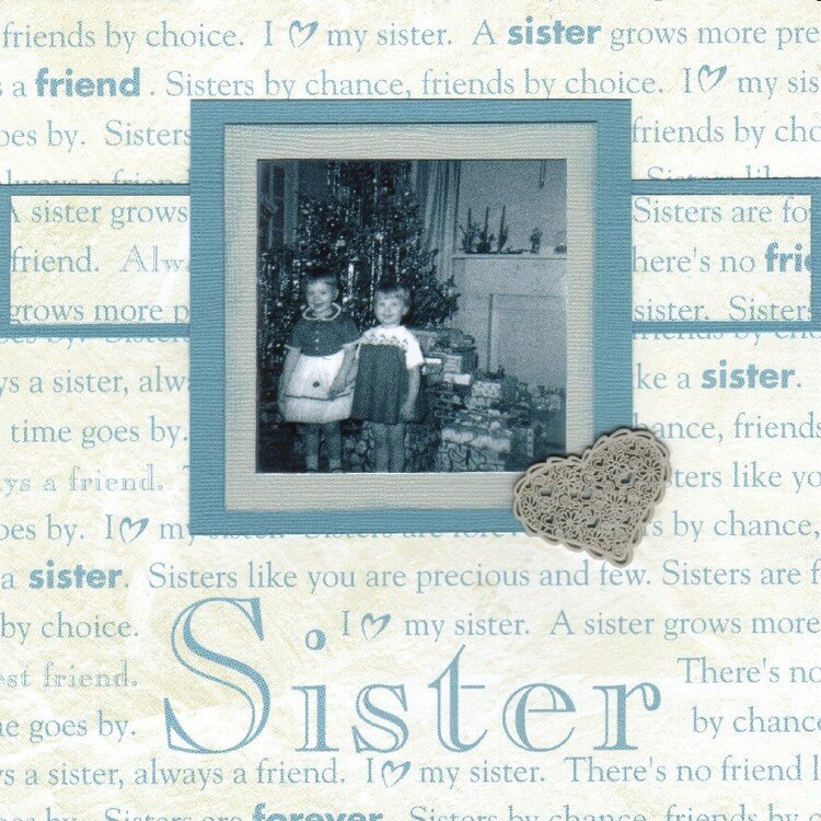 To a Special Sister ~ Left