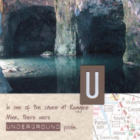 U for Underground Pools.